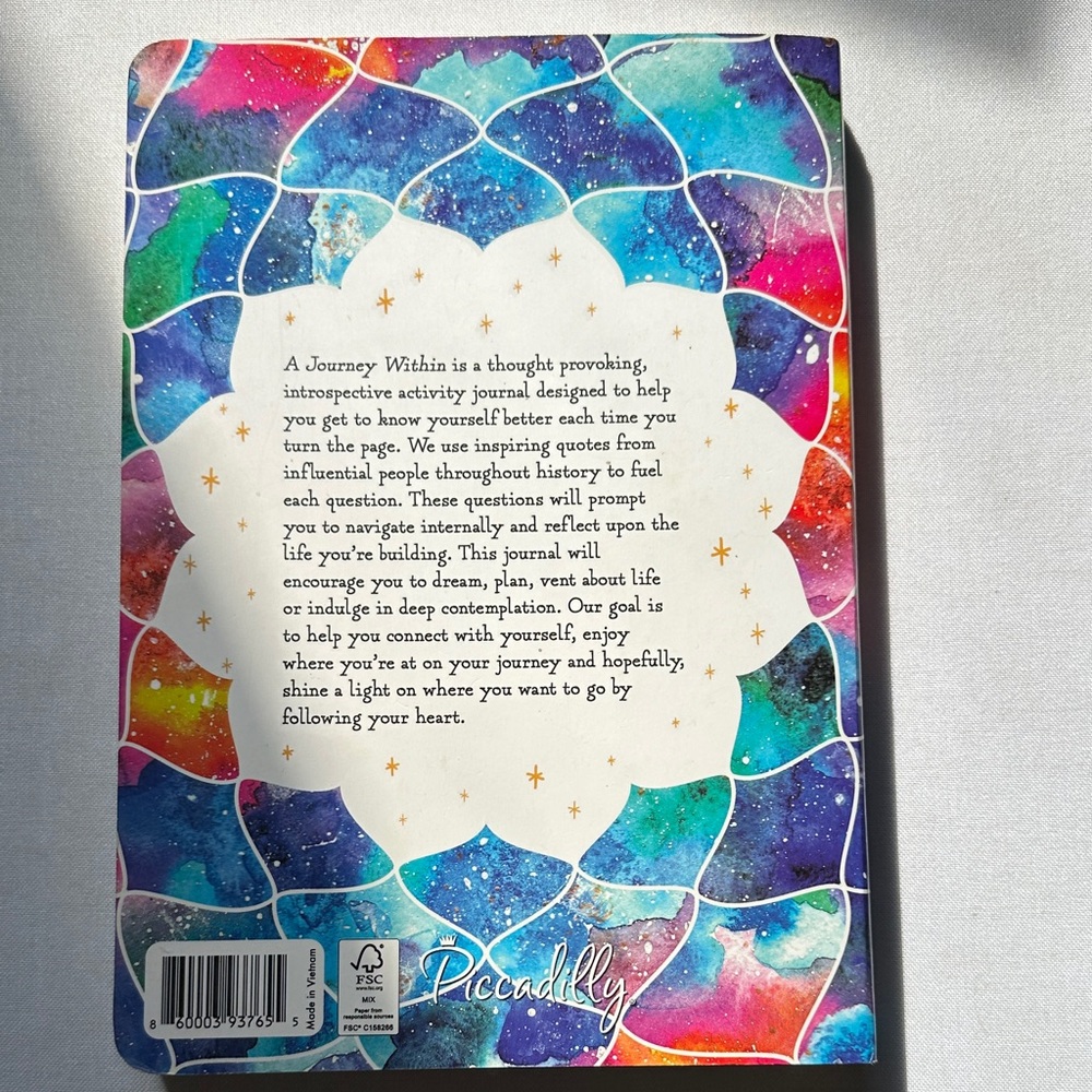 Colorful Introspective Journal - Picture 3 of 3